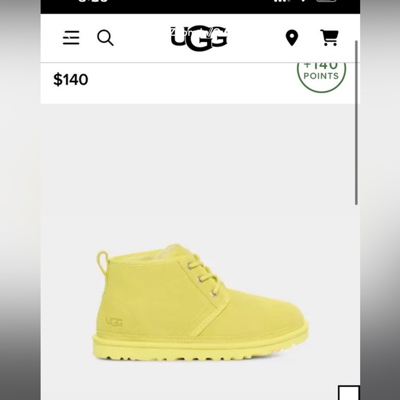 Ugg Neumel Yellow Boots Size 6 - Picture 5 of 5